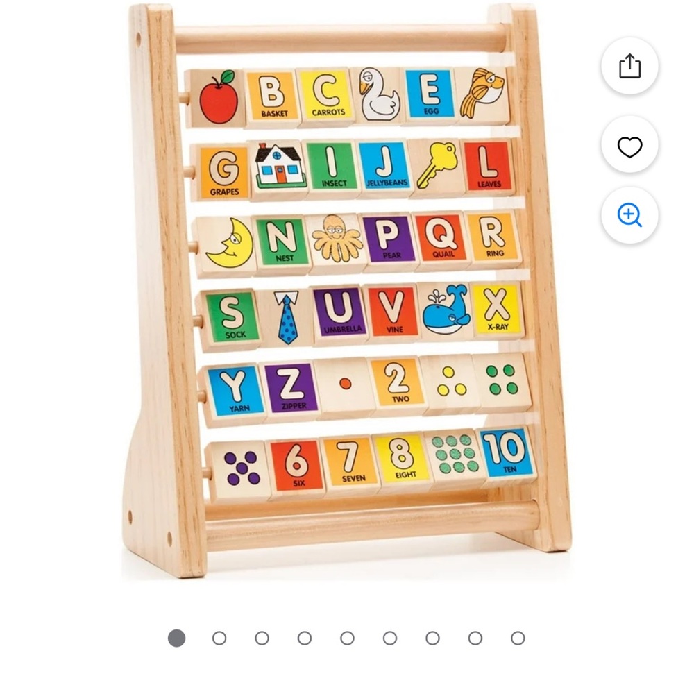 Melissa and Doug abc 123 abacus